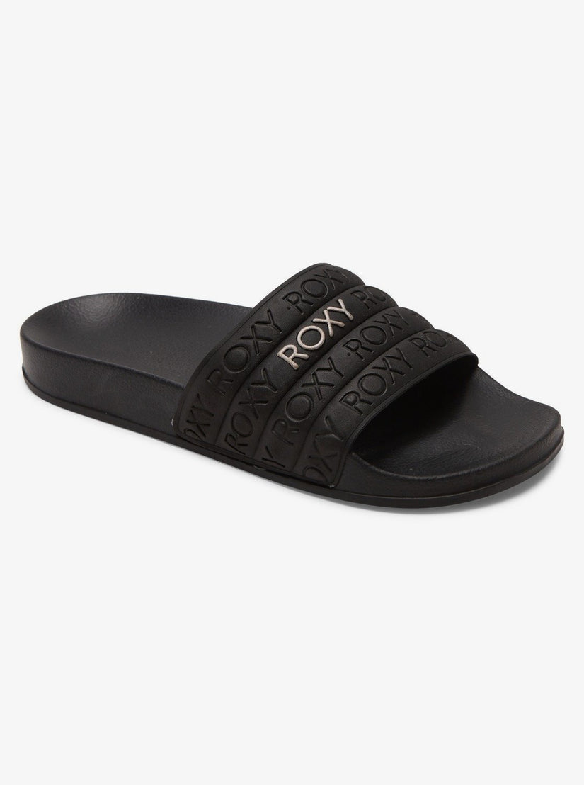 Slippy Water-Friendly Sandals - Black/M Gold