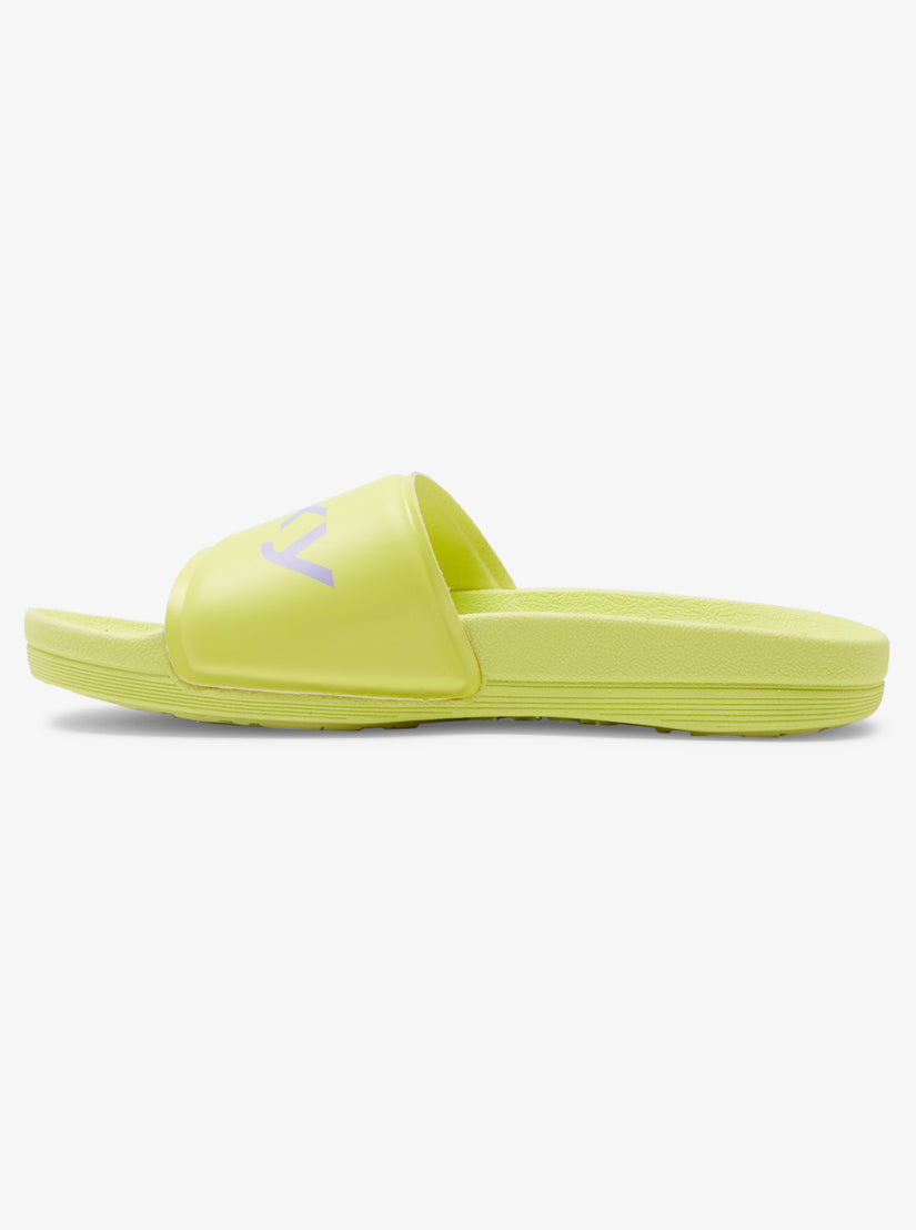 Surf.Kind.Kate. Slippy Sandals - Neon Yellow