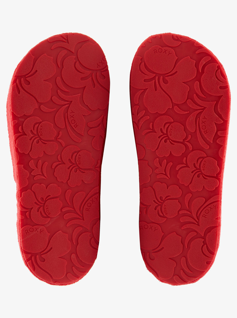 Slippy Sandals - Red