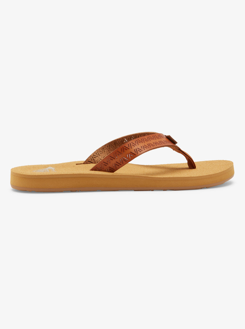 Porto Motif Sandals - Tan