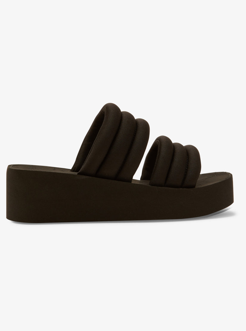 Totally Tubular Slide Sandals - Black
