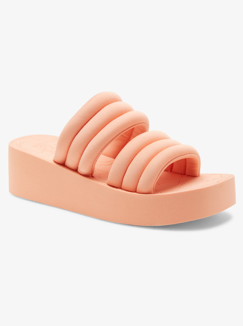 Totally Tubular Slide Sandals - Peaches