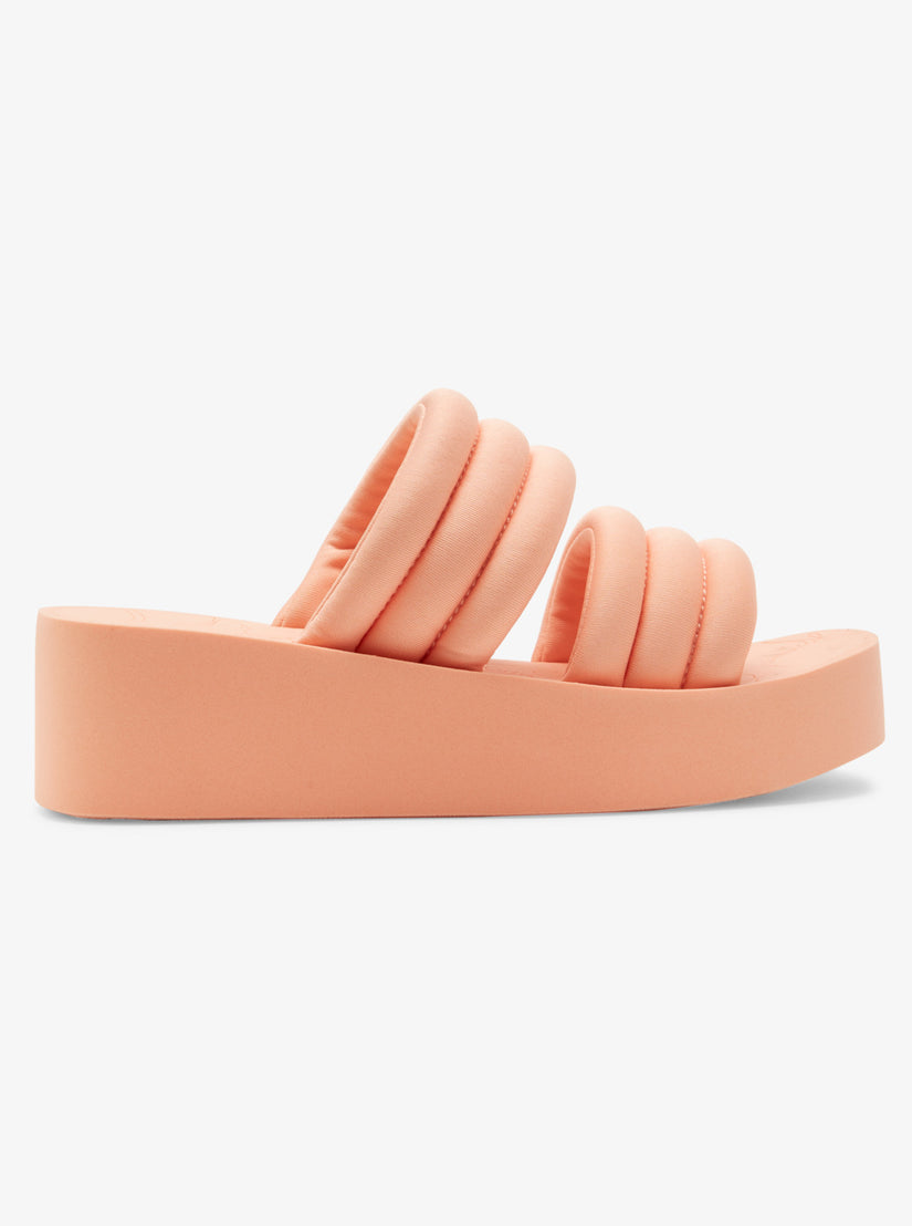 Totally Tubular Slide Sandals - Peaches