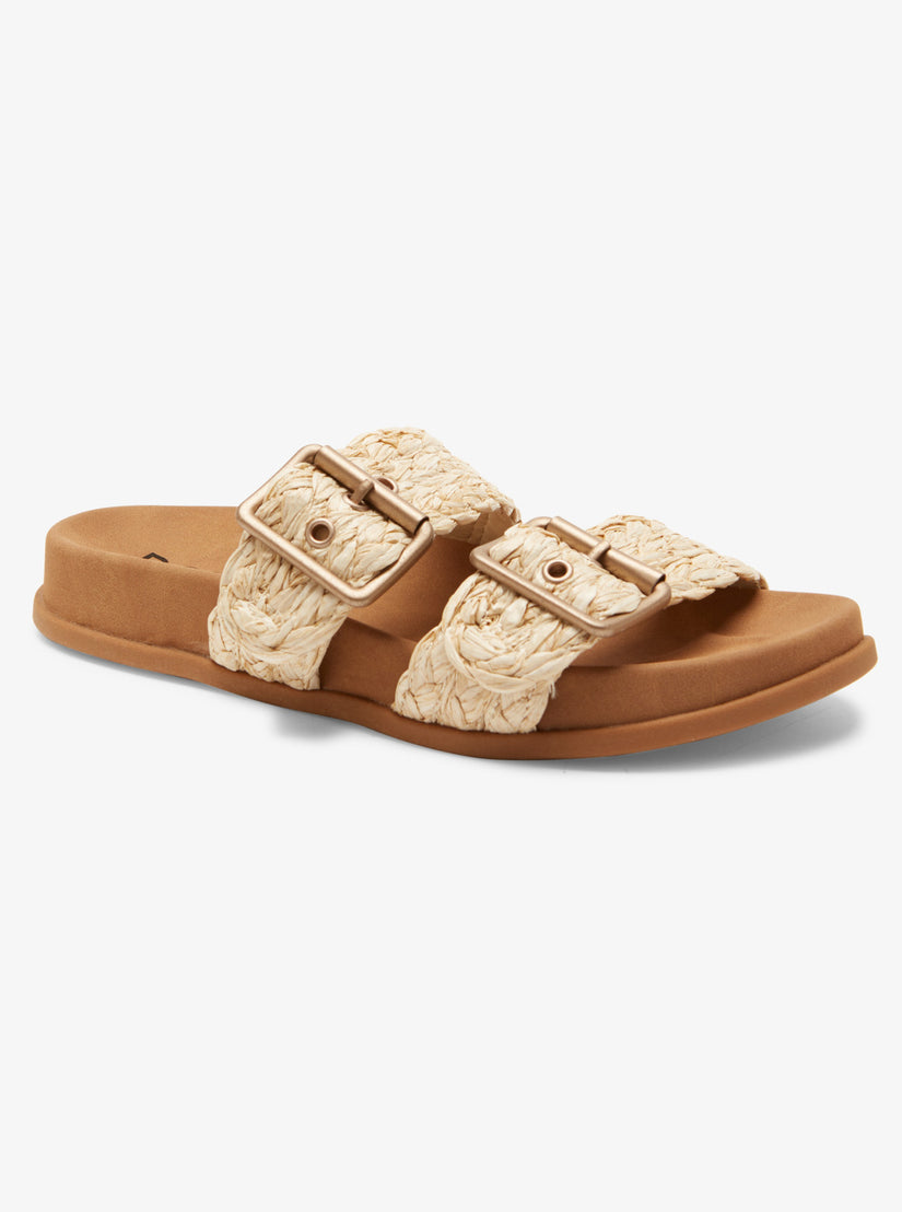 Into Summer Slide Sandals - Natural