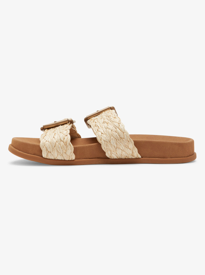 Into Summer Slide Sandals - Natural