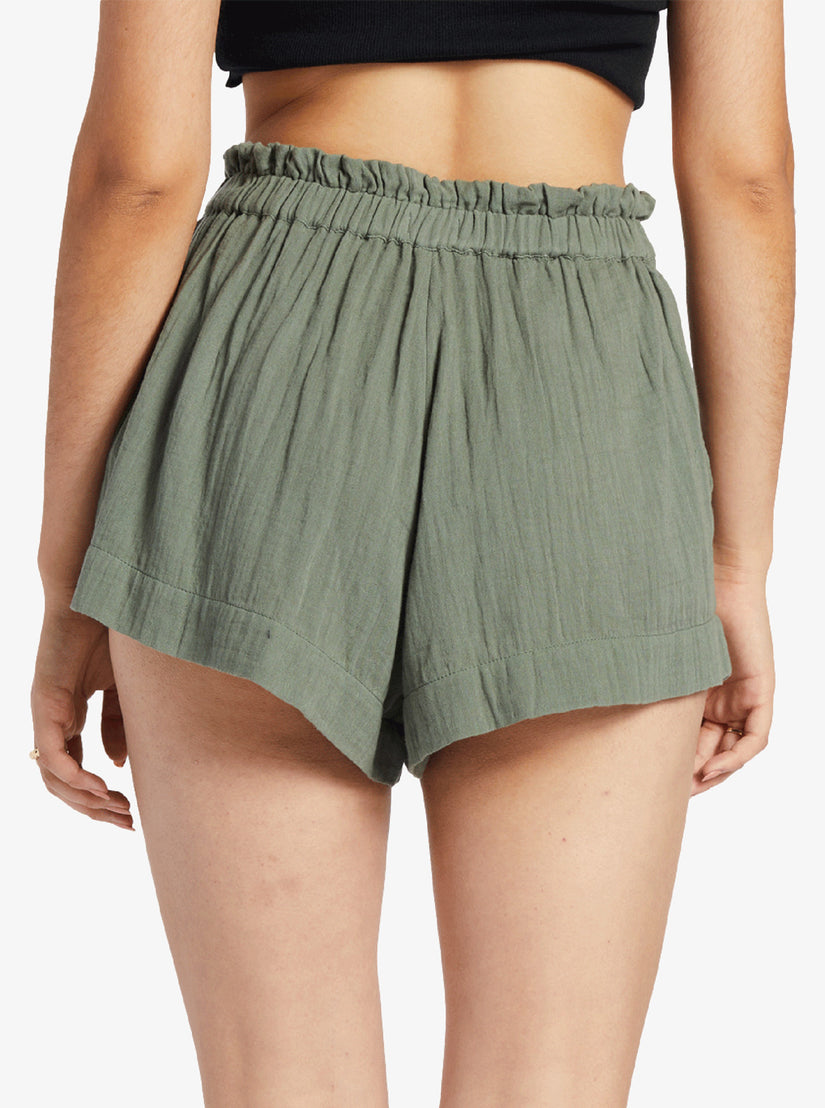 What A Vibe Beach Shorts - Agave Green