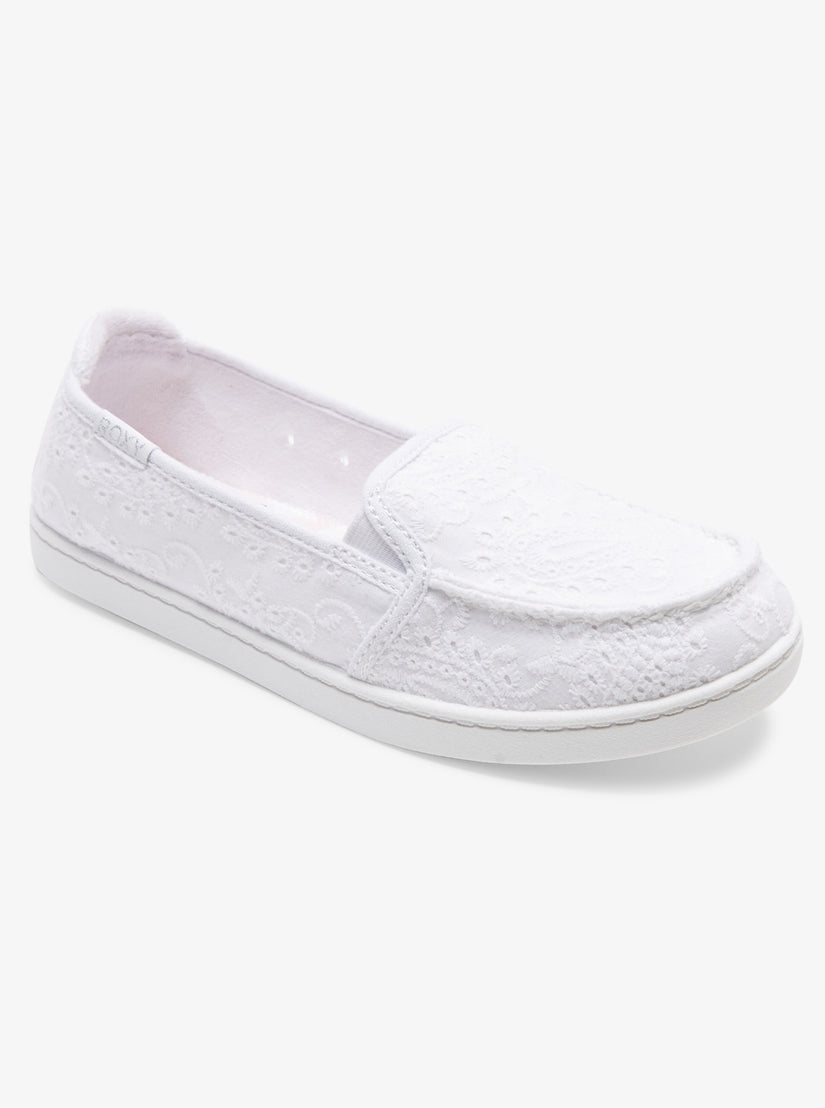Minnow Slip-On Shoes - White/White