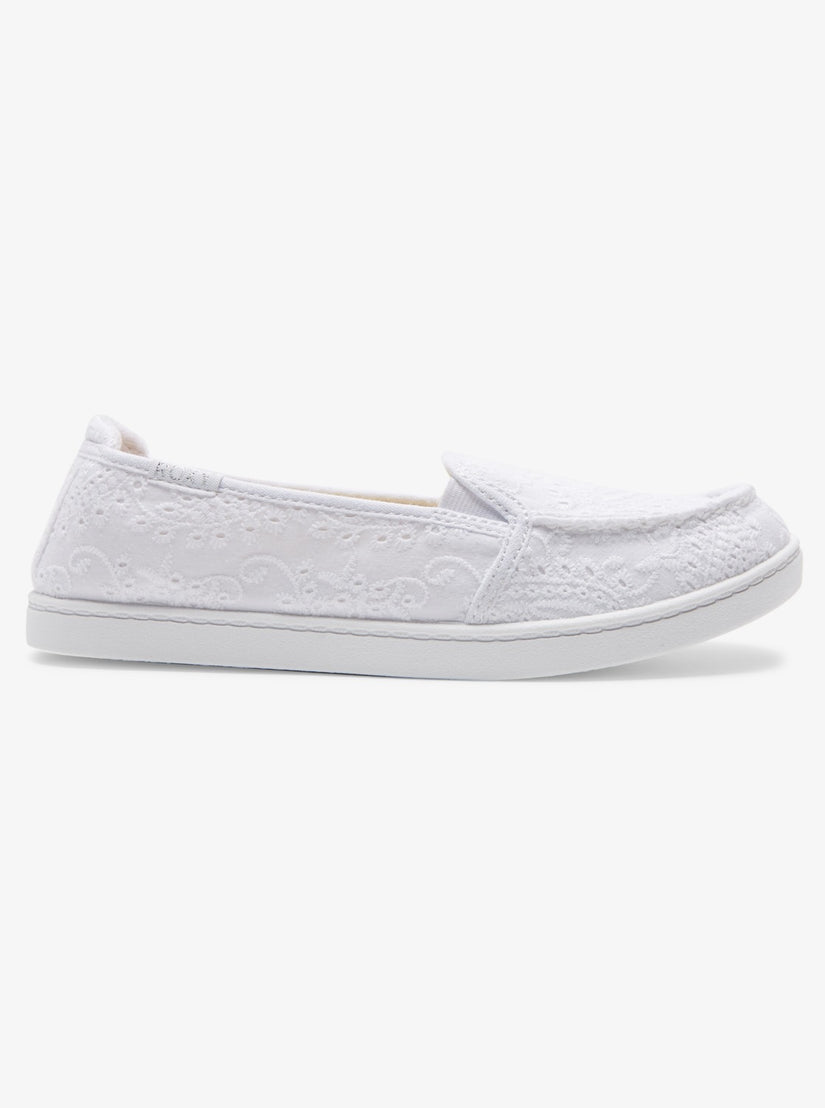 Minnow Slip-On Shoes - White/White