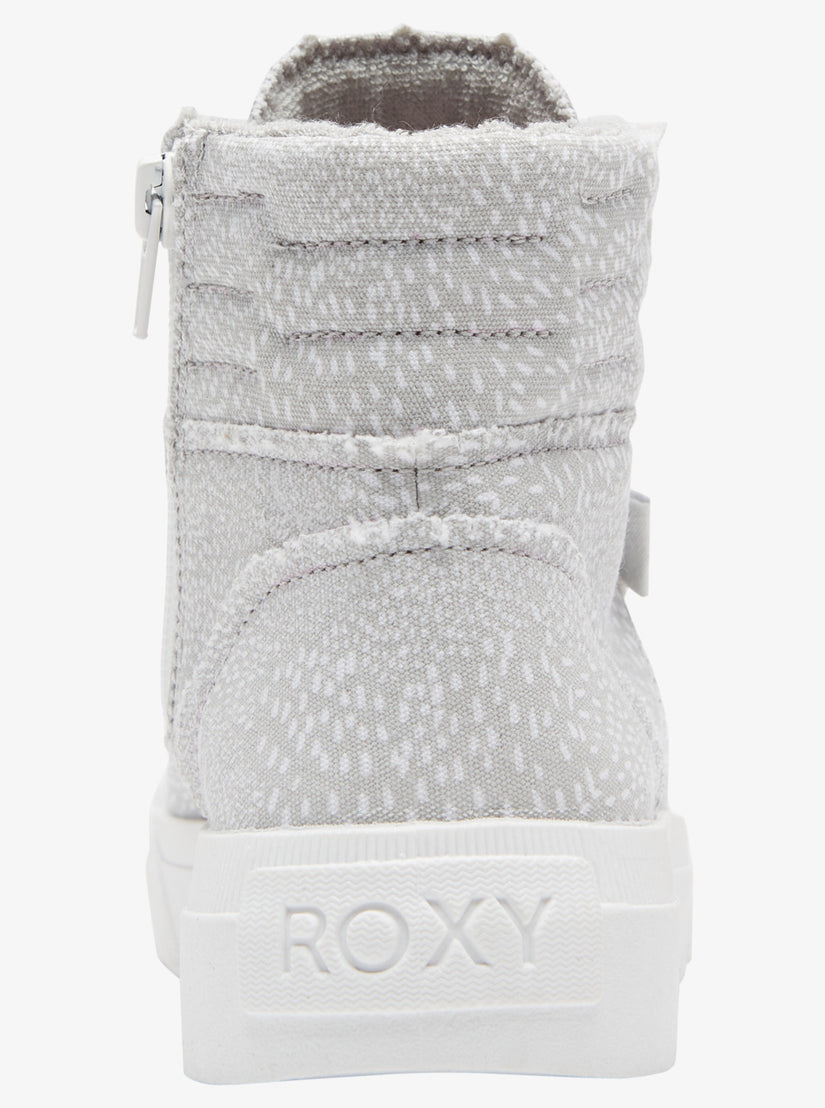 Roxy Rae Mid-Top Shoes - Light Grey