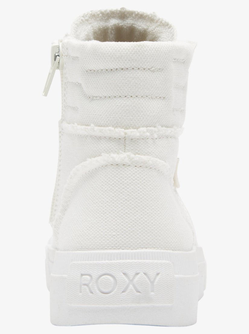 Roxy Rae Mid-Top Shoes - White