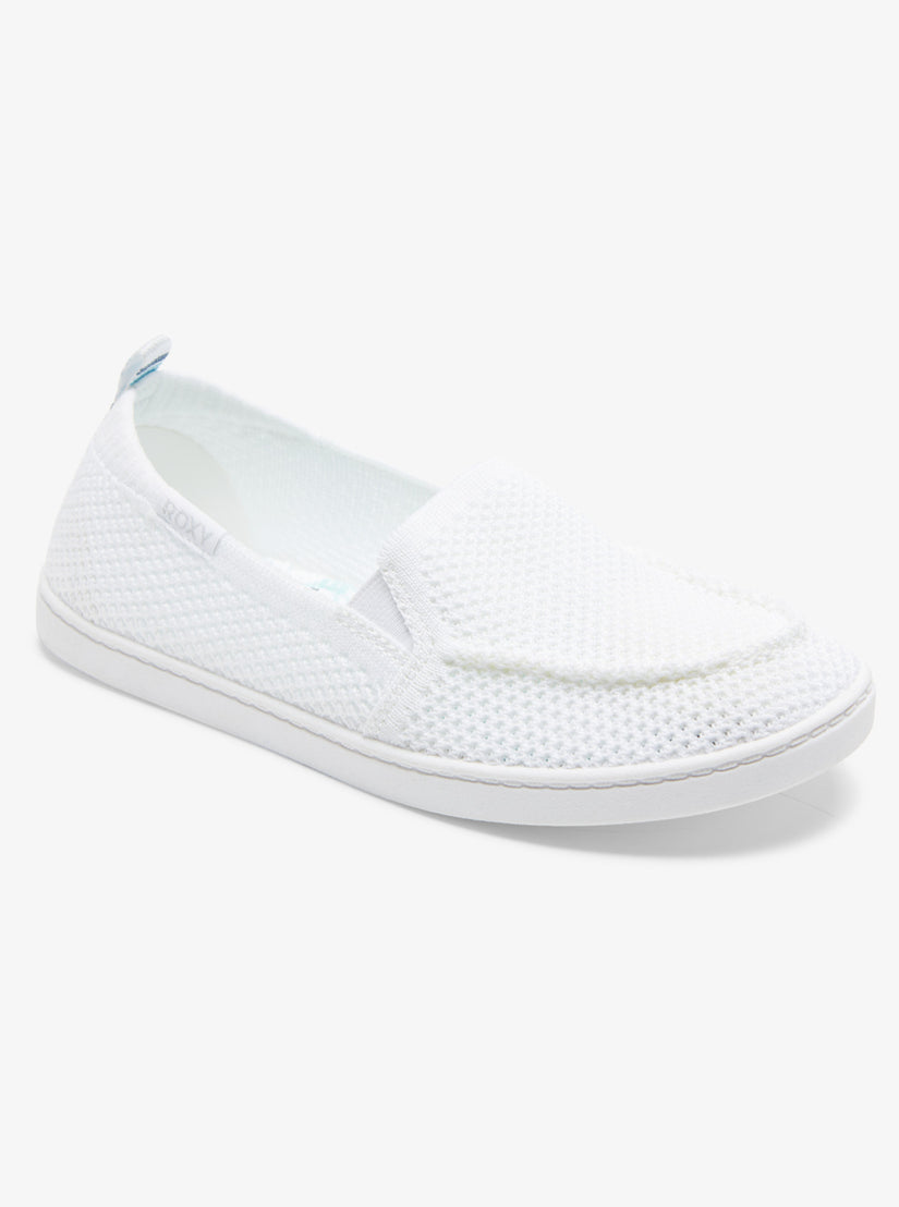 Minnow Knit Slip-On Shoes - White