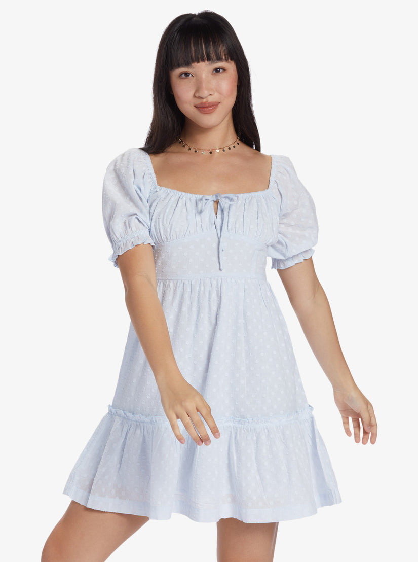 Chloe Kim Venice Daydream Mini Dress - Halogen Blue