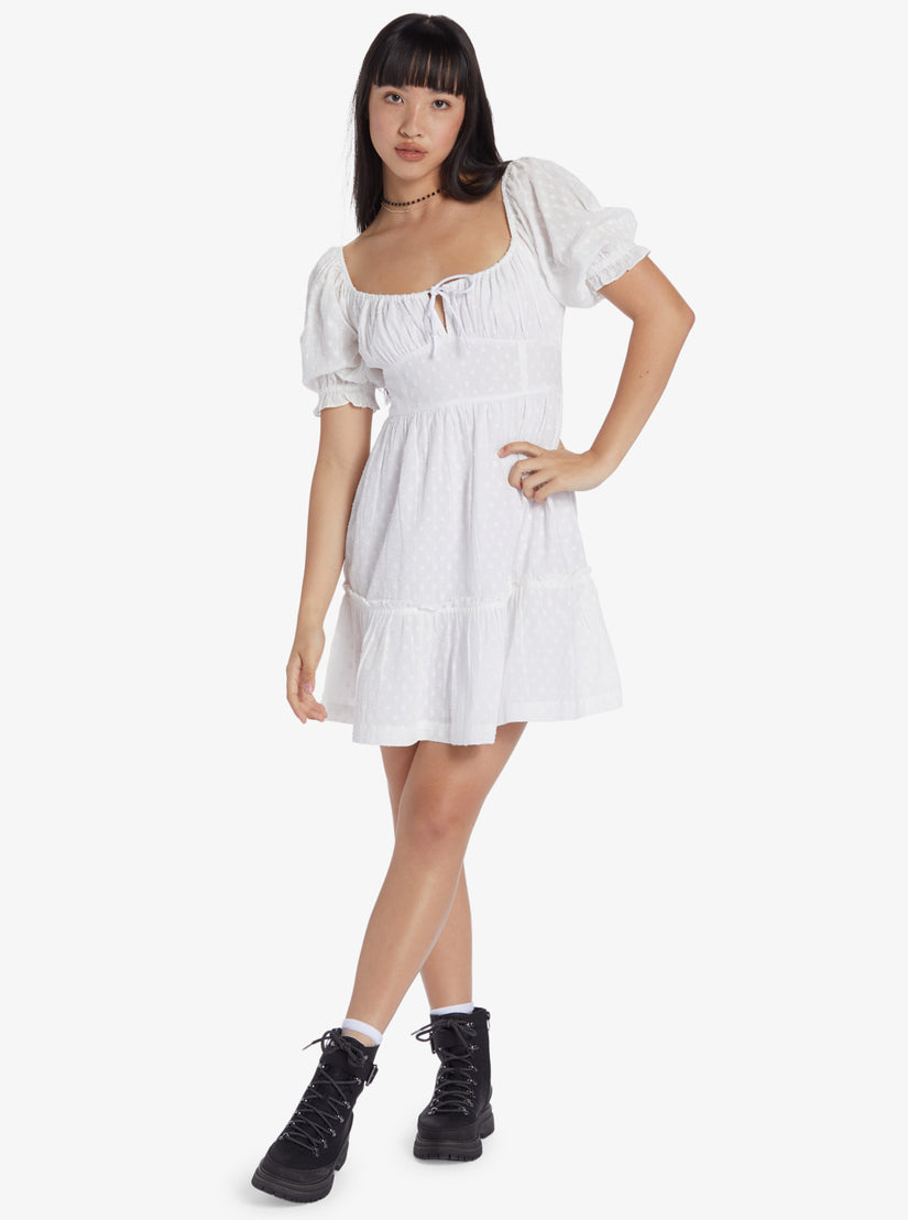 Chloe Kim Venice Daydream Mini Dress - Snow White