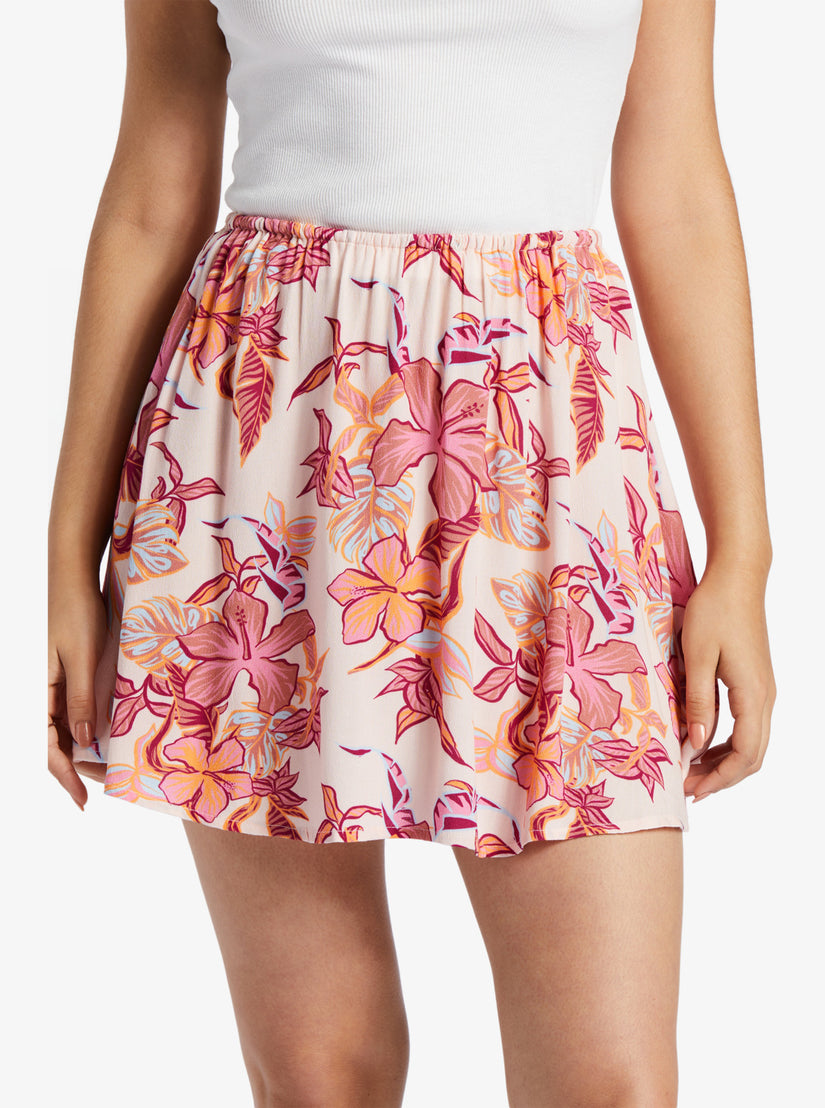 Para Paradise Drawstring Mini Skirt - Pale Dogwood Kartofeel Tropica