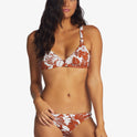 Endless Swell Moderate Bikini Bottoms - Baked Clay Retro Floral
