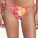Sea Spray Tie Side Bikini Bottoms - Hilo Hibiscus