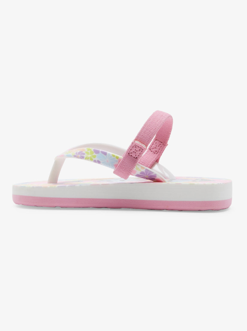 Toddler's Pebbles Sandals - Crazy Pink Flower