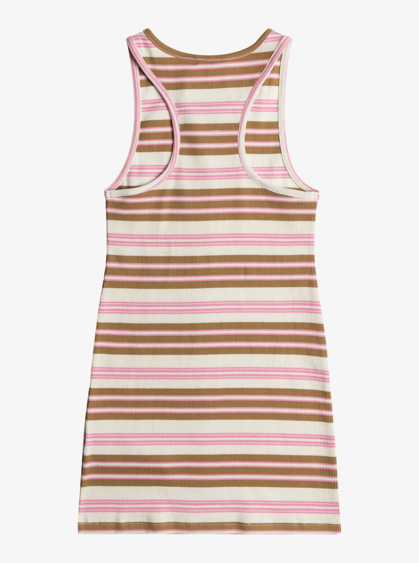 Girls 4-16 What Should I Do Stripe Dress - Prism Pink Low Tide Stripe H