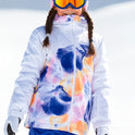 Girls 4-16 Greywood Technical Snow Jacket - Bright White Pansy Pansy Rg