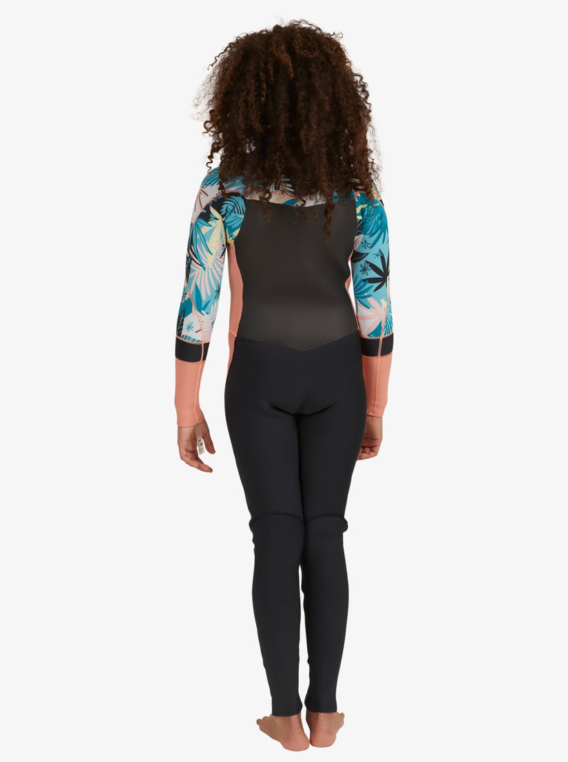 3/2mm Syncro GBS Chest Zip Wetsuit - Neoprenanzug Mit Reißverschluss Auf Der Brust Für Mädchen