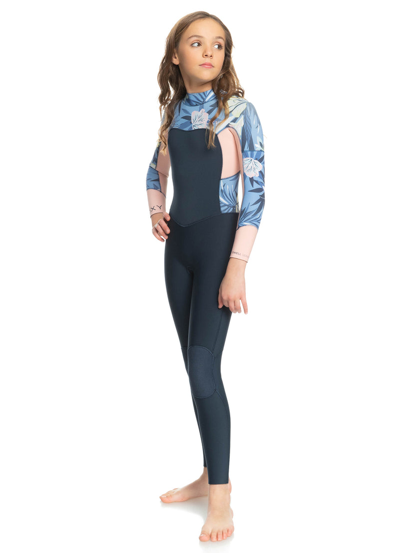Girls 8-16 3/2mm Swell Series Back Zip Wetsuit - Allure Rg Fasso S