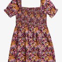 Girls 4-16 Free The Animal Short Sleeve Dress - Anthracite Floral Daze