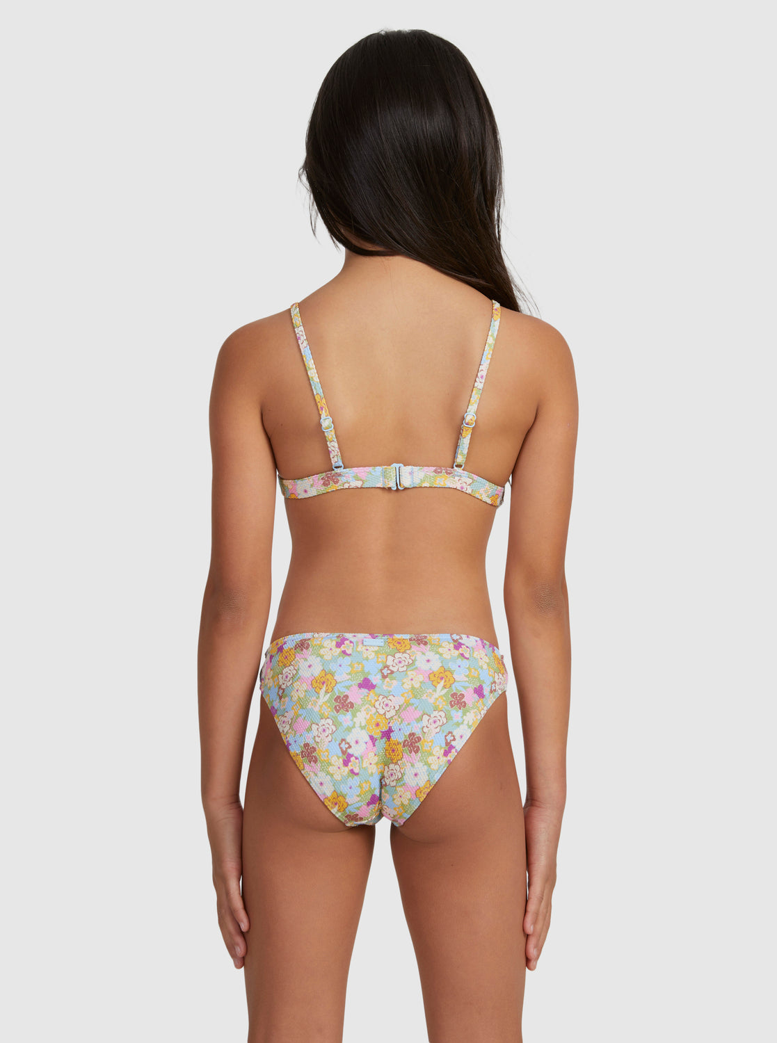 iiniim Girls Bikini Bottom Swim Triangle Briefs Quick Drying Swimwear for  Teens Sports Underwear UPF 50+ Orange Flowers 8 