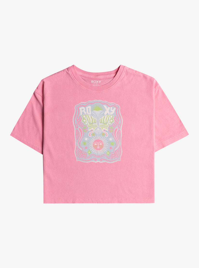 Girls' 4-16 Sun For All Seasons D T-Shirt - Sachet Pink