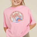 Girls' 4-16 Sun For All Seasons D T-Shirt - Sachet Pink