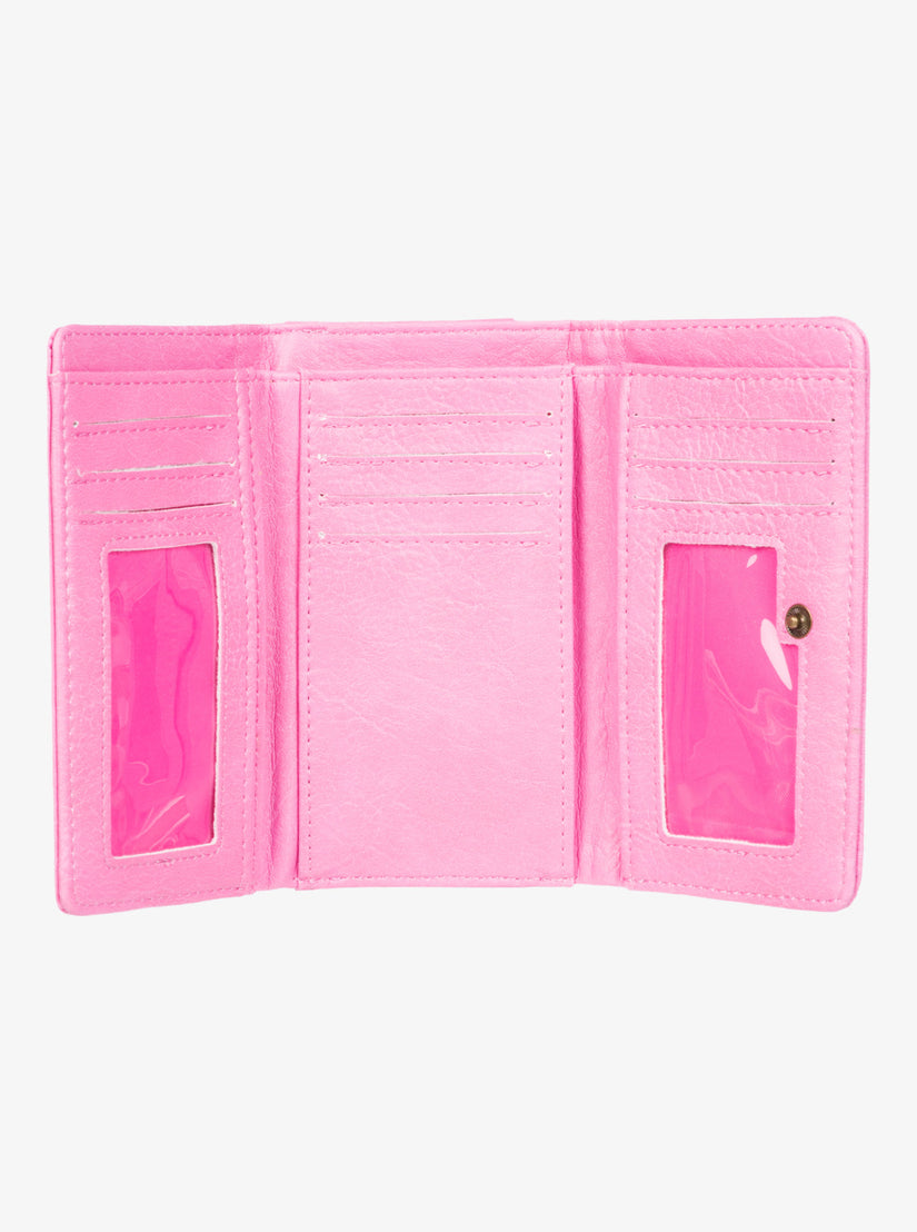 Crazy Diamond Tri-Fold Wallet - Sachet Pink