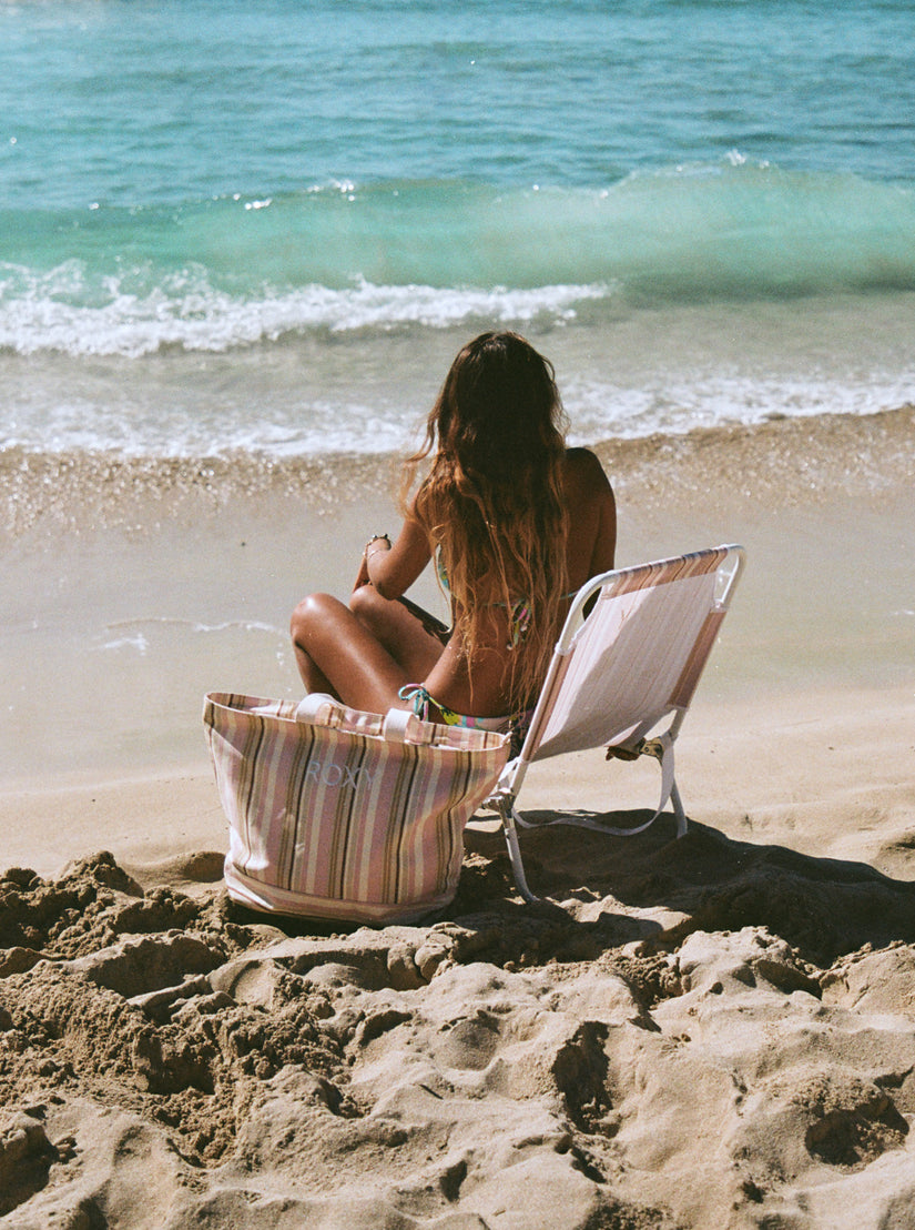 Seat Beach Chair - Cork Monochromatic Stripe