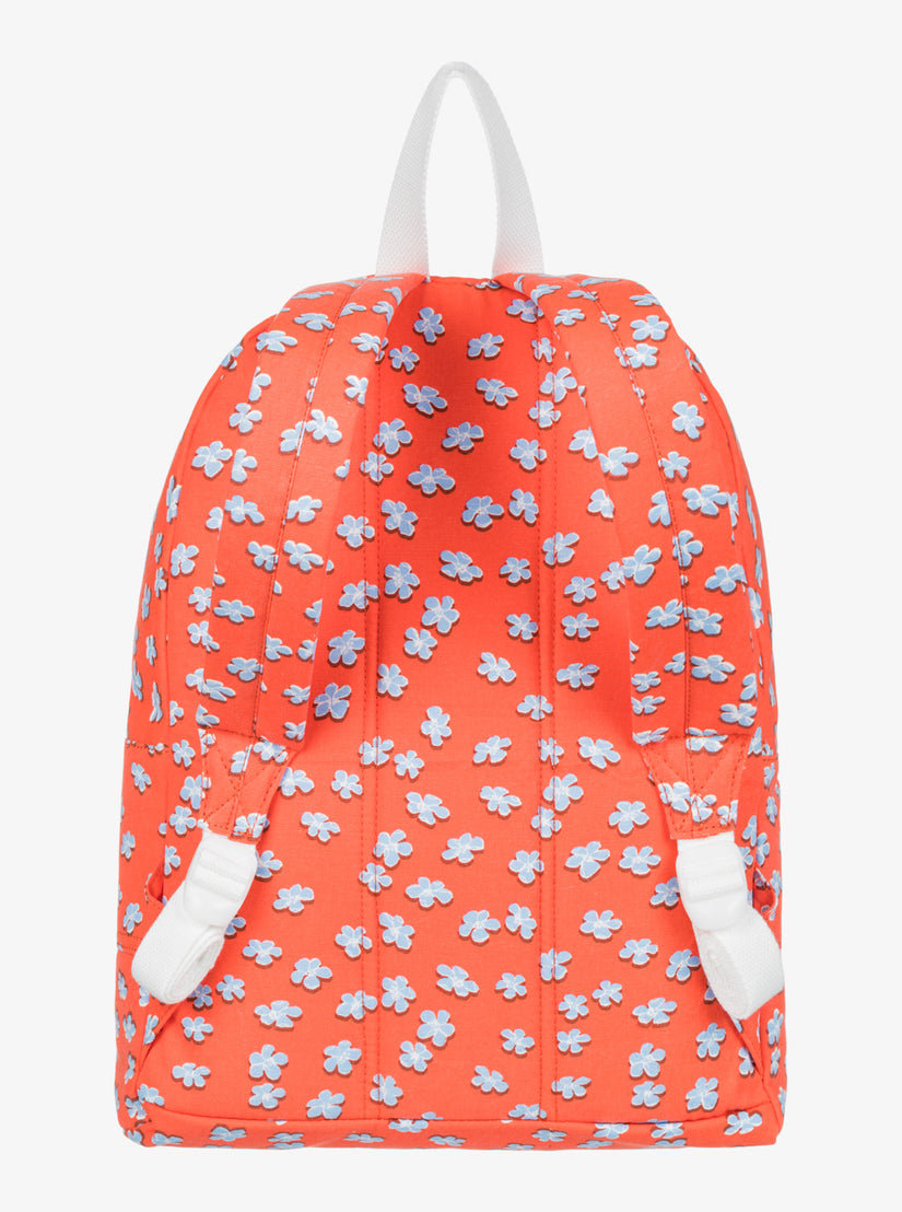 Sugar Baby Canvas 16L Small Backpack - Tiger Lily Flower Rain