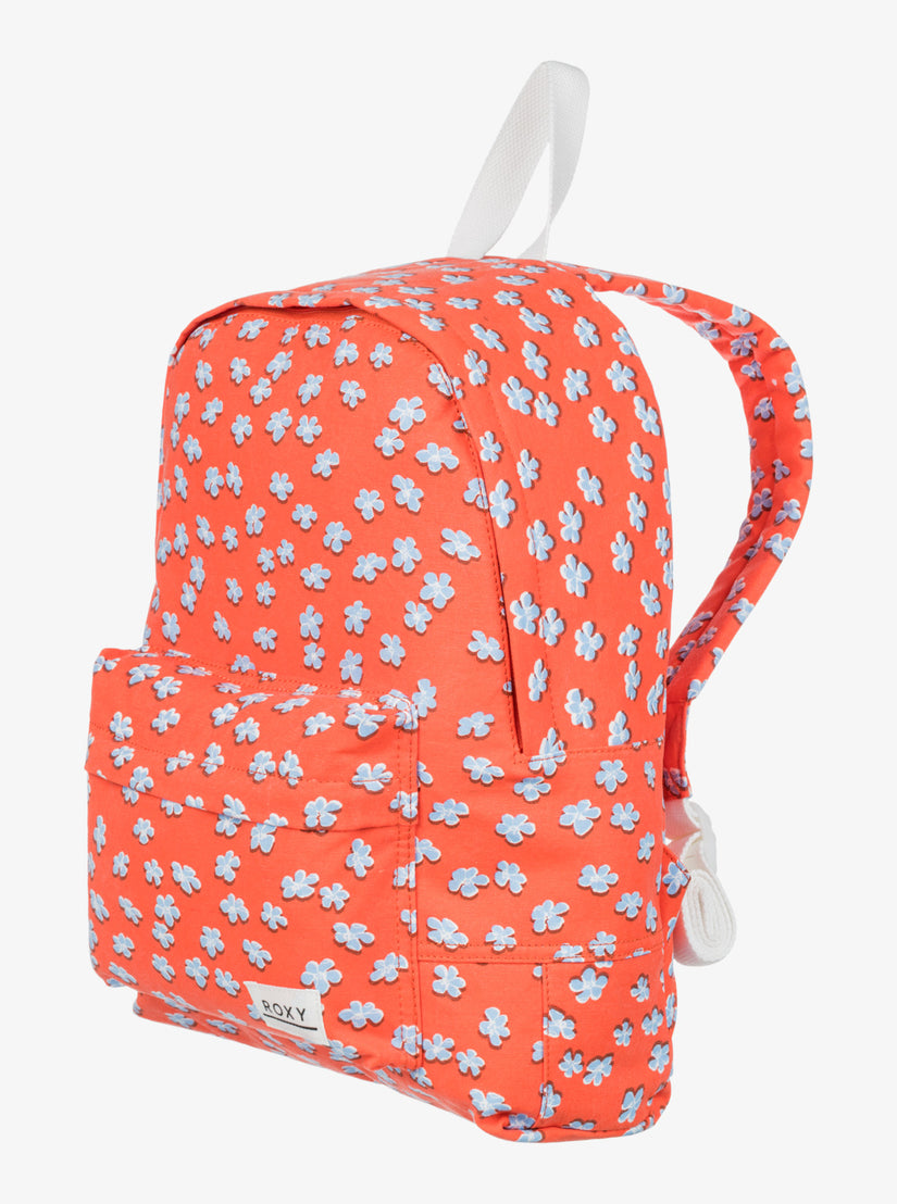 Sugar Baby Canvas 16L Small Backpack - Tiger Lily Flower Rain