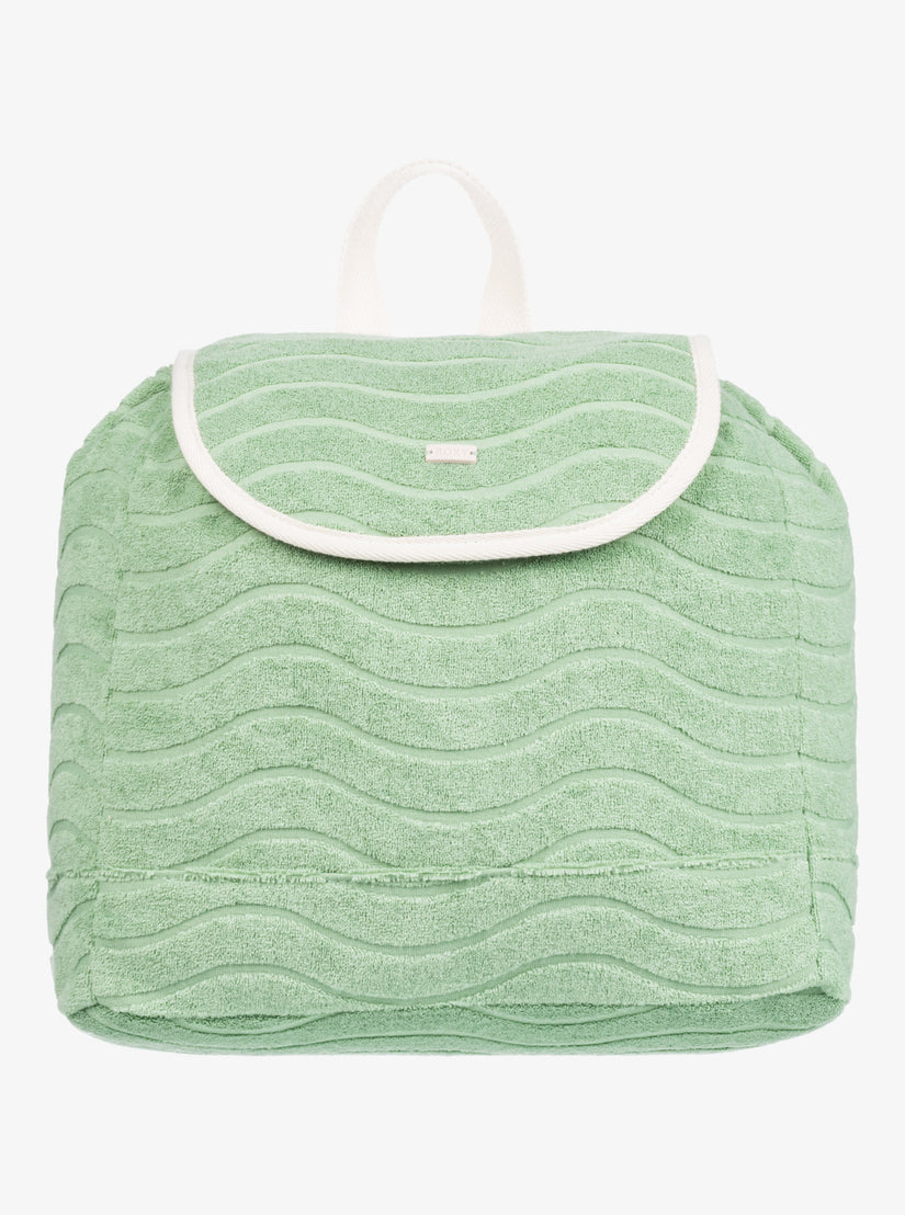Sunny Palm Small Backpack - Quiet Green