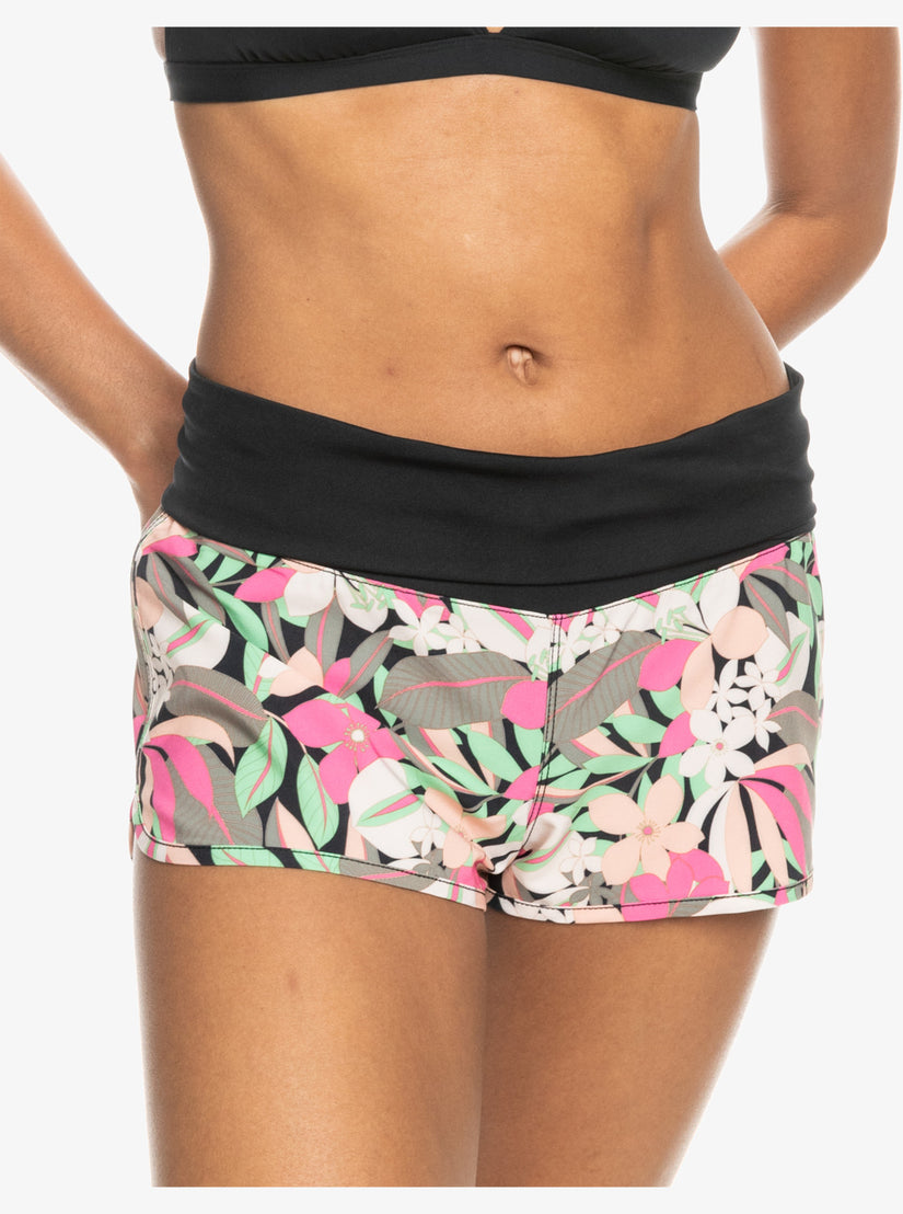 Endless Summer Printed 2" Boardshorts - Anthracite Palm Song S