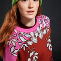 ROWLEY X ROXY Technical Sweater - Burnt Henna Laurel Floral