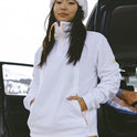 Chloe Kim Technical Half Zip Fleece - Bright White