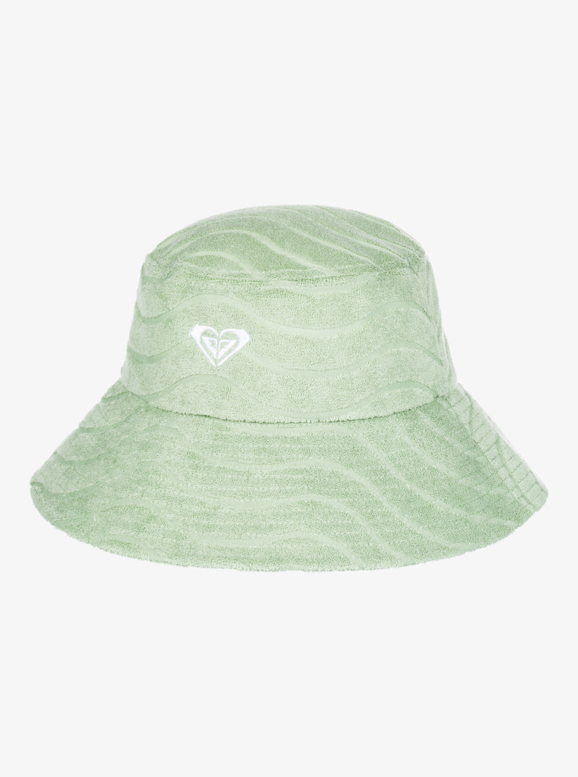 Sunny Palm Bucket Sun Hat - Quiet Green