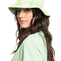 Jasmine Paradise Sun Hat - Quiet Green Floral Delight