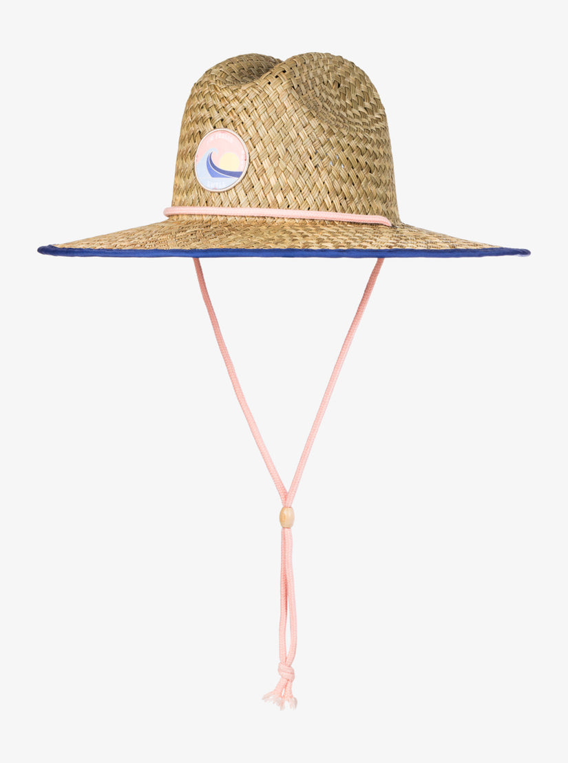Coffee Blues Sun Hat - Natural