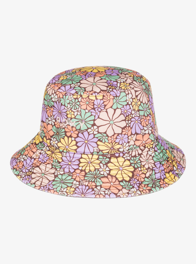 Jasmine Paradise Reversible Sun Hat - Root Beer All About Sol Mini