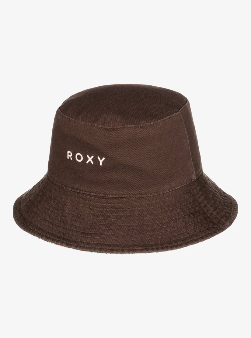 Roxy Jasmine Paradise Sun Hat Brown Size S/M - 100% Cotton