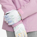 Roxy Jetty Technical Snowboard/Ski Gloves - Bright White Sapin