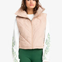 Active Collection Puffer Vest - Warm Taupe