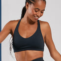 Heart Into It Sports Bra - Anthracite