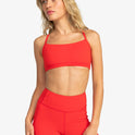 Active Collection Sports Bra - Flame Scarlet