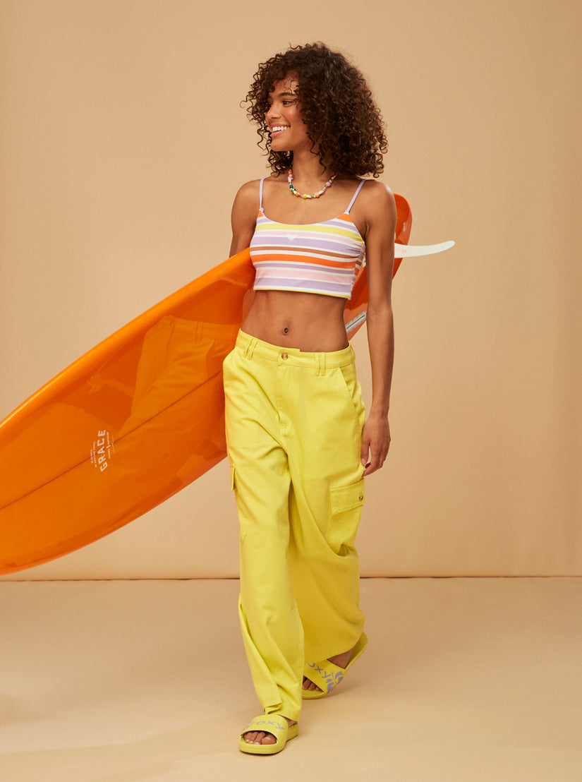 Surf.Kind.Kate. Cargo Pants - Yellow Plum