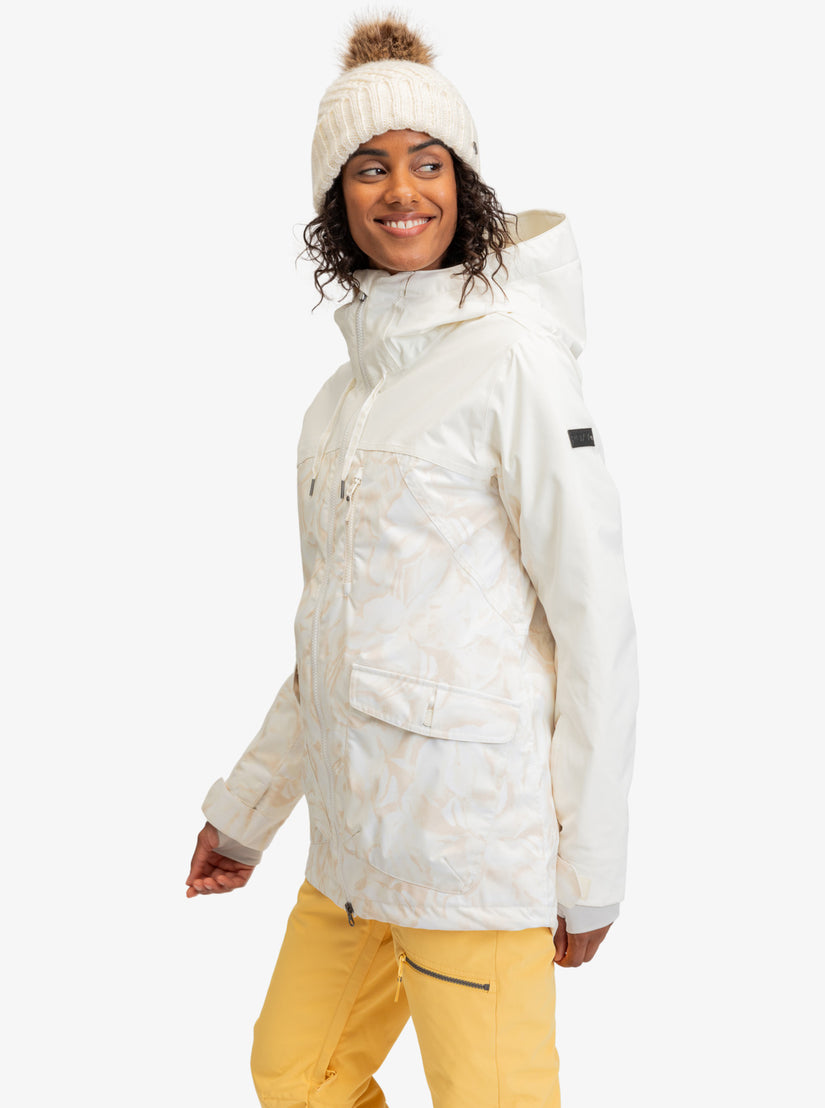 Roxy Women's Ritual Snow Jacket with DryFlight Technology True