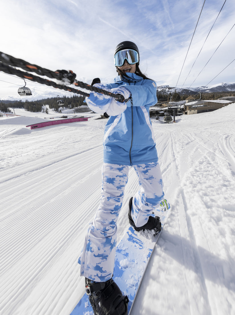 Chloe Kimt Technical Snow Jacket - Azure Blue