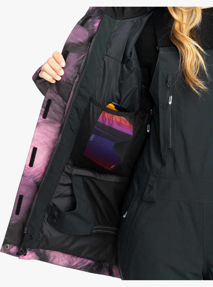 GORE-TEX® Glade Technical Snow Jacket - True Black Pansy Pansy